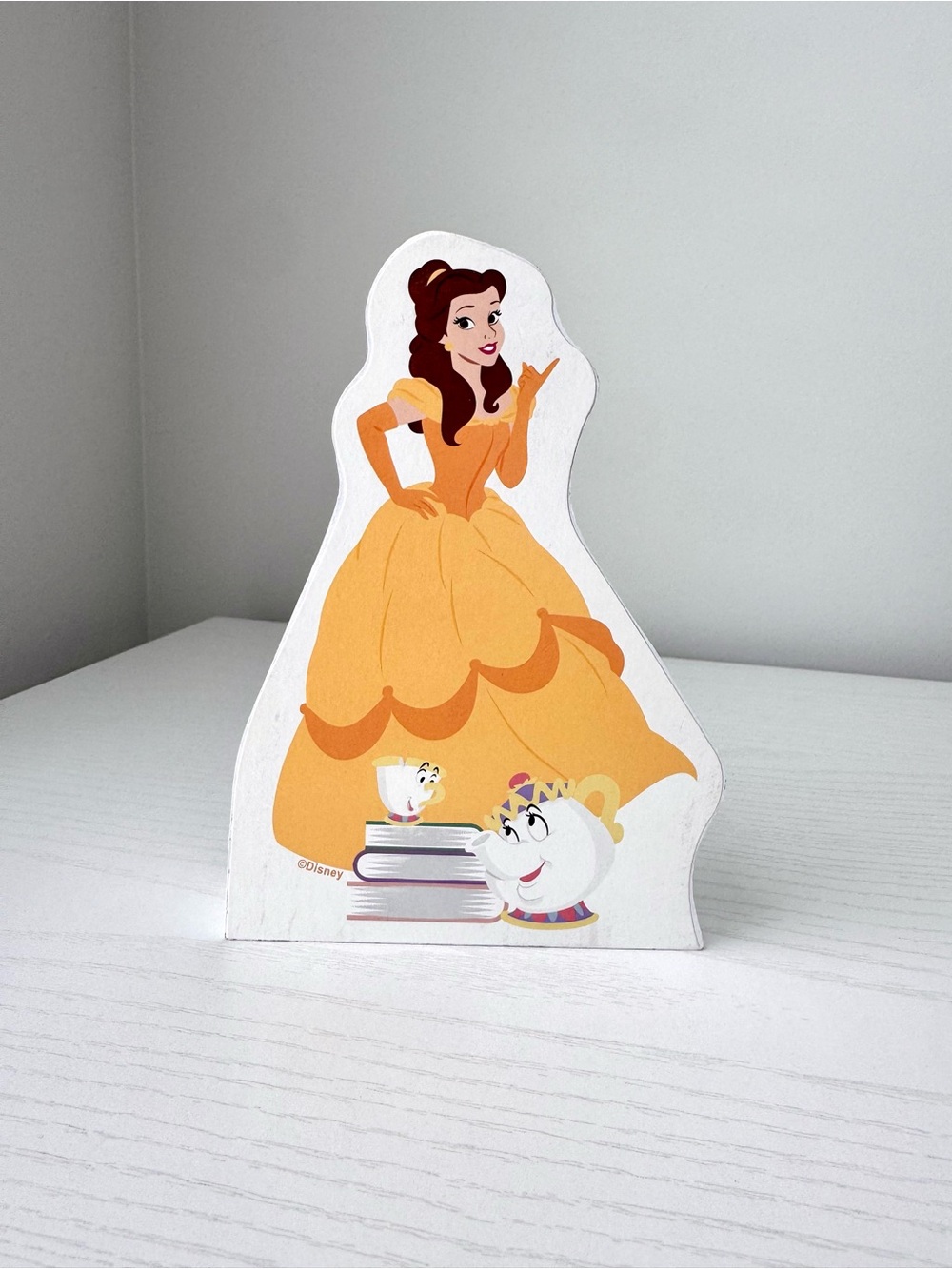 Disney Belle Stand-Up Display Wall Decor, 4” x 6”